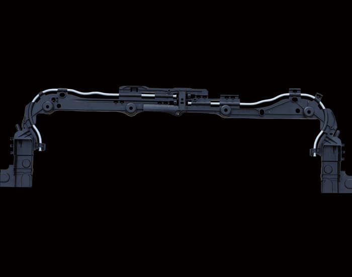 Automotive sunroof plastic parts